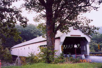 West Dummerston Bridge. Photo by Liz Keating, September 26, 2005